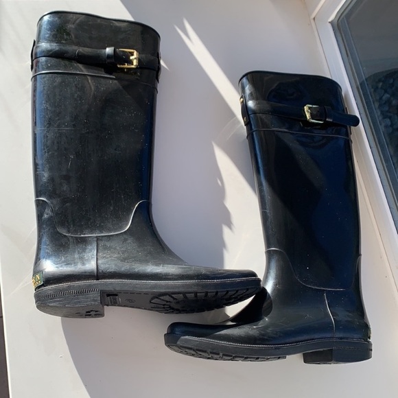Ralph Lauren Black Women's Winter & Rain Boots - Picture 5 of 6